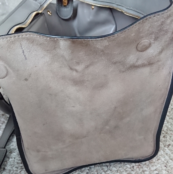 Celine medium trapeze elephant gray purse - Picture 12 of 16